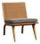 Midcentury Oak Lounge Chair by Edward Durell Stone for Fulbright For Sale