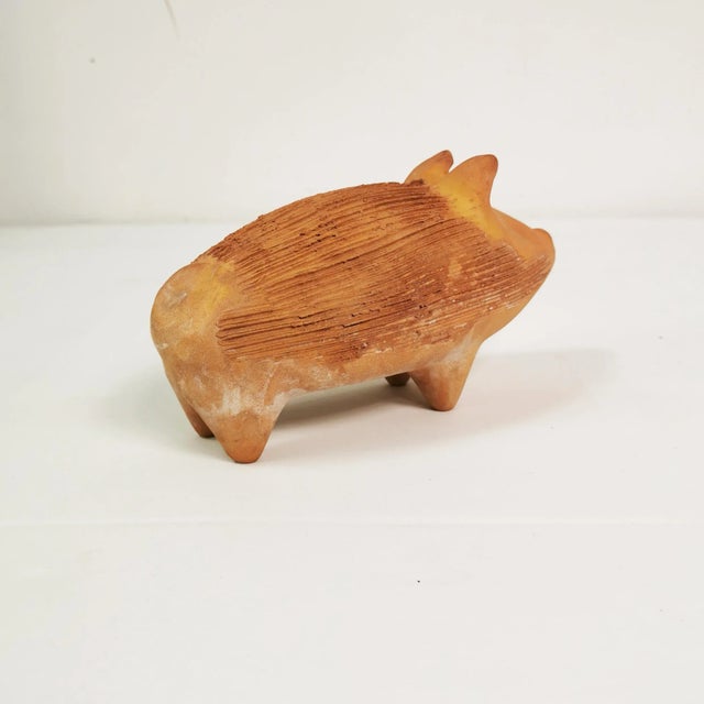 Ceramic Pig Figurine from Hegnetslund, Denmark, 1970s For Sale - Image 4 of 10