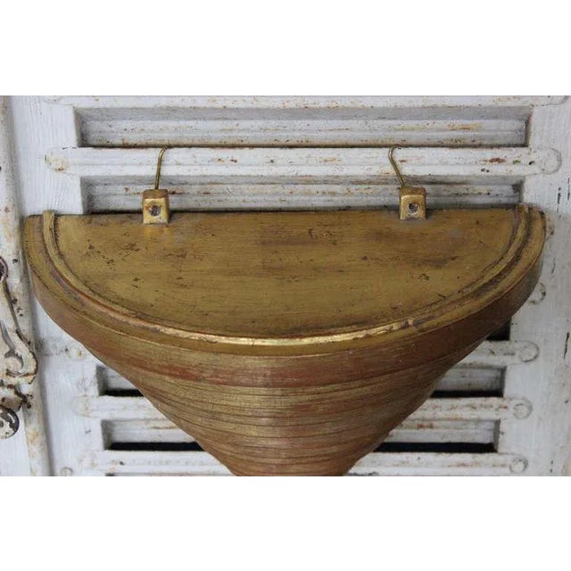 Pair of Venetian Style Giltwood Wall Brackets For Sale In New York - Image 6 of 11