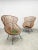 Set of Vintage Dutch Rattan Chairs from Rohé Noordwolde, 1960s For Sale - Image 3 of 8
