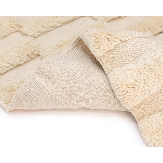 Contemporary Hand-Knotted Wool Rug by Azele Studio For Sale - Image 3 of 8