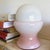 Mid-Century Modern Space Age Accent Table Lamp in Pink Opaline Glass, 1960s For Sale - Image 3 of 13