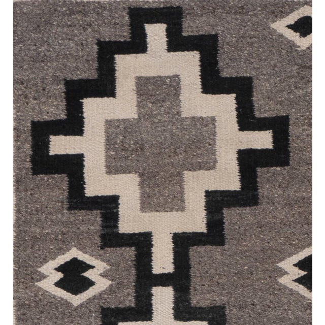 Textile Vintage Circa 1950 in the Navajo Style 3ft 4in X 5ft 4in For Sale - Image 7 of 8