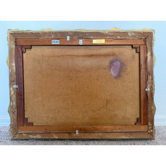 Antique Oil Painting Signed Holly European Tavern Interior Genre Scene, Framed For Sale - Image 11 of 11