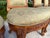 Century Furniture French Provincial Carved Wood Dining Chairs With Olive Damask Upholstery, Set of 6 For Sale - Image 11 of 12