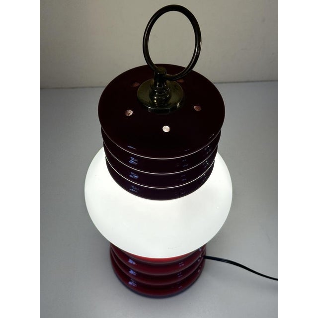 Vintage Ceramic Lantern Lamp, 1970s For Sale - Image 6 of 15