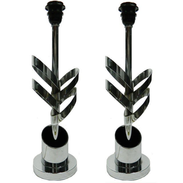 Gaetano Sciolari Ellipses Lamps - Pair For Sale