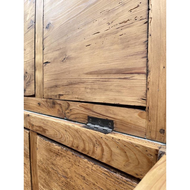 Wood Vintage Painted Wooden Chest For Sale - Image 7 of 18