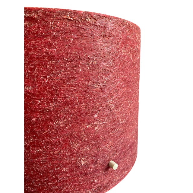 Fiberglass Table Lamp with Glass Base, 1960s For Sale - Image 6 of 7