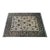 Traditional Hand Knotted Cream Blue Floral All Over Wool Area Rug 9' X 12' For Sale