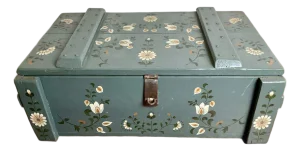 Vintage Folk Art Chest