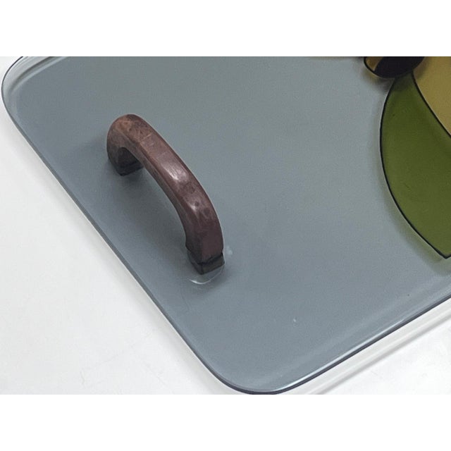 1980s Artistic Serving Trays, Italy, 1980s, Set of 2 For Sale - Image 5 of 12