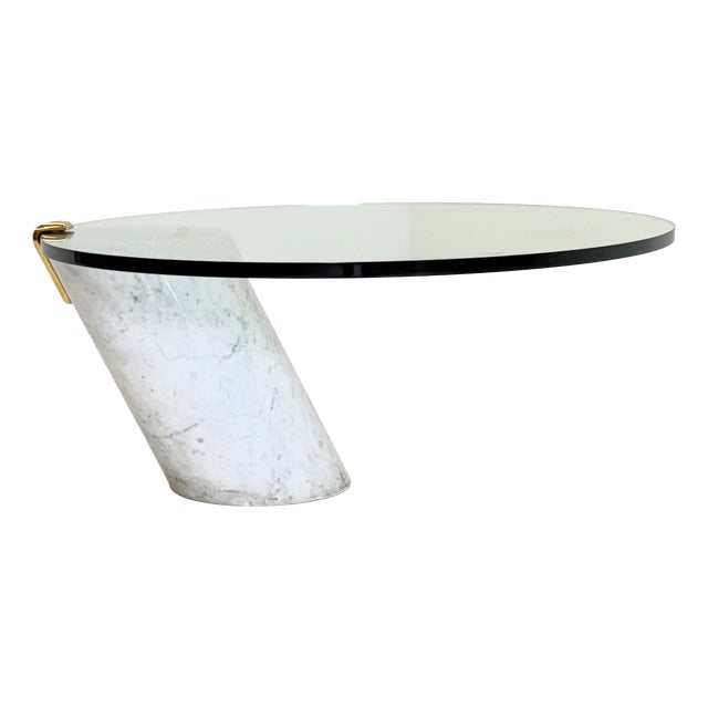 K1000 Coffee Table in Marble attributed to Team Form AG for Ronald Schmitt, 1970s For Sale
