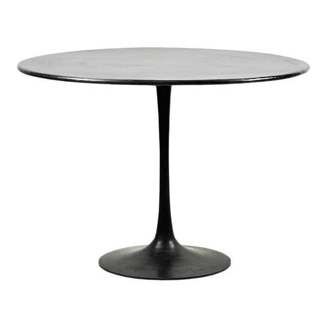 Industrial Modern Pedestal Table | Chairish