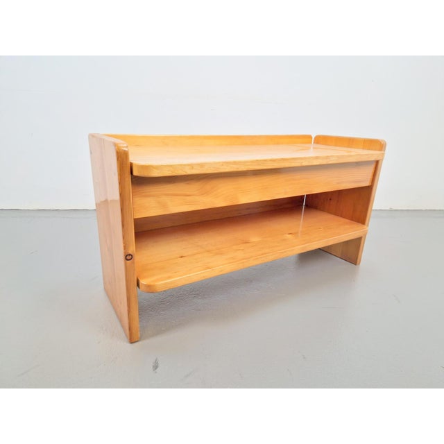 1970s Vintage Pine Storage Bench, France, 1970s For Sale - Image 5 of 10