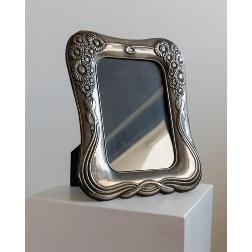 Vintage Art Deco Silver Plated Picture Frame, 1970s For Sale - Image 11 of 11