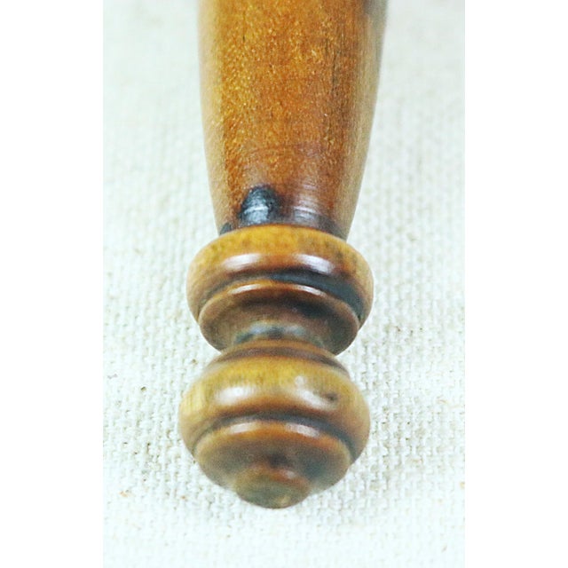Late Victorian English Gavel and Block With Sterling Silver Label For Sale - Image 4 of 9
