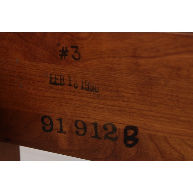 Stickley Cherry Queen Size Prairie Mission Bed For Sale - Image 18 of 18