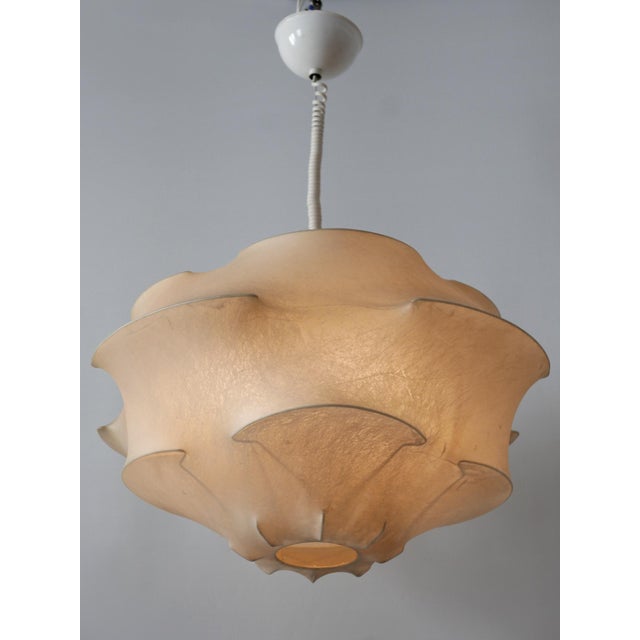 1960s Mid-Century Modern Cocoon Hanging Light, Italy, 1960s For Sale - Image 5 of 18