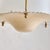 Italian Cylindrical Ivory Lacquer + Starburst Glass Lantern Pendant, 1950s For Sale In Chicago - Image 6 of 11
