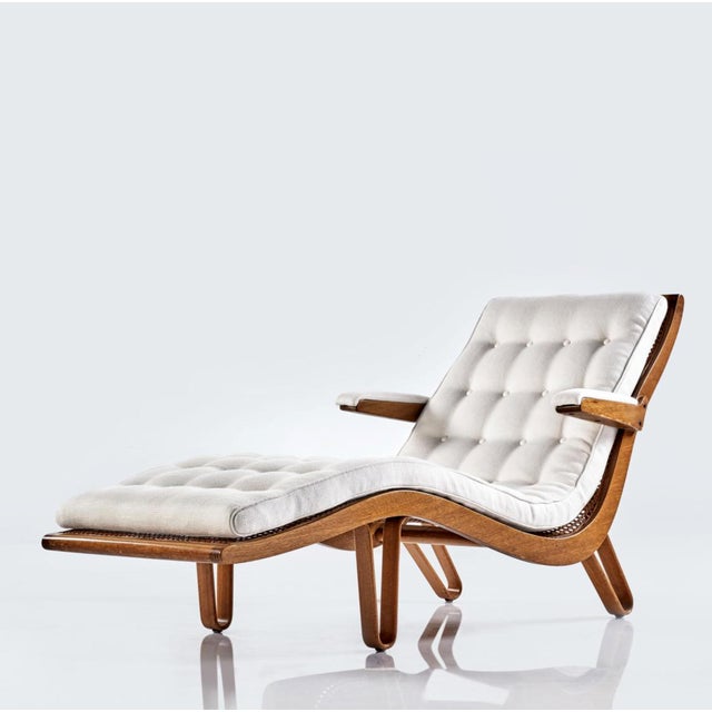 Mid Century Edward Wormley Chaise Lounge For Sale - Image 14 of 14