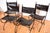 Vintage Dining Chairs in Leather and Wrought Iron, 1970s, Set of 4 For Sale - Image 15 of 18