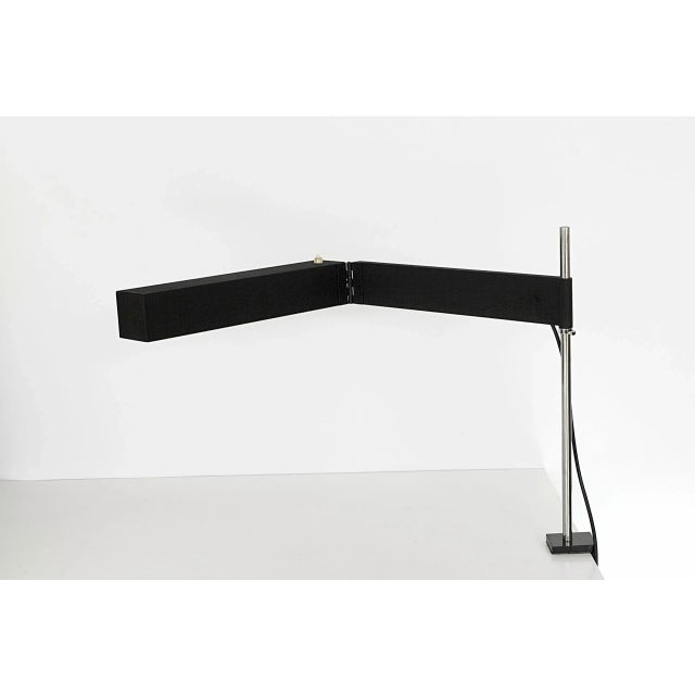 Mid-Century Model Saffa Table Lamp by Dieter Wäckerlin for Swisslamps, 1950s For Sale - Image 11 of 11