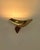 Metal Vintage Wall Lights in Wood and Brass, Italy, 1980s, Set of 2 For Sale - Image 7 of 8