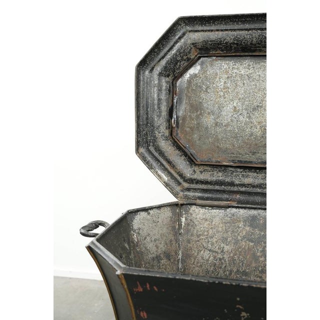 Antique 19th Century Chinoiserie Coal Bin For Sale - Image 9 of 16
