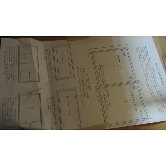 1980s Henkel Harris Executive Mahogany Desk Leather Amazing For Sale - Image 12 of 14