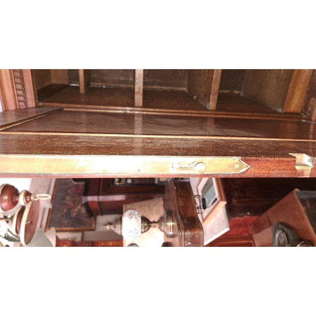 Antique Georgian Wardrobe in Mahogany, 1700s For Sale - Image 6 of 7