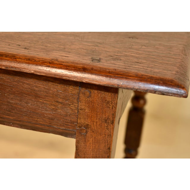 Period Charles I Oak Side Table From England For Sale - Image 11 of 11
