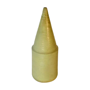 Sculptural Studio Pottery Vase in Sage Green, 1960s