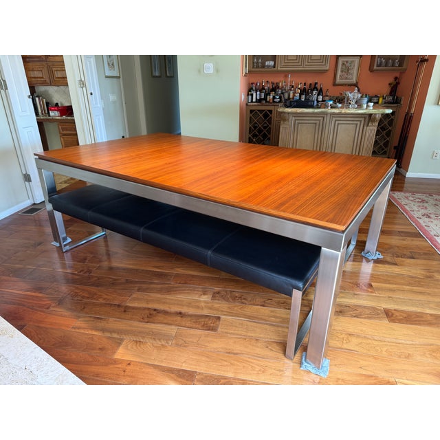 Fusion Billiard/Dinning/Conference Table by Aramith, Belgium - Set of 8 For Sale - Image 10 of 12