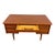 Vintage Mid Century Modern Danish Teak Executive Desk With Rear Bookshelf. For Sale - Image 11 of 13