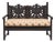 Early Continental Renaissance Style Carved Oak Hall Bench Settee - Double Eagle Serpent For Sale