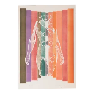 Nude, Unknown Artist Intagio on Rives BFK, Signed (D. Nyberg), Numbered, and Dated in Pencil
