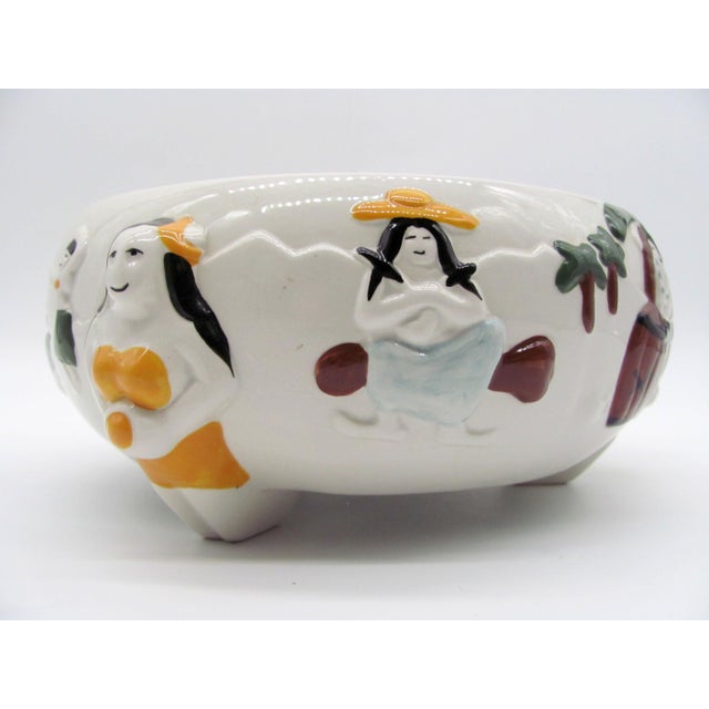 1980s Trader Vic's Hula Scorpion Bowl Tropical Tiki Barware Repro? Or Real? Trader VK's For Sale - Image 6 of 10