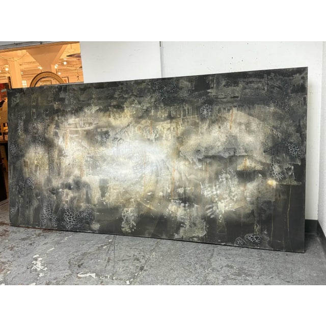 Design Plus Gallery presents an Acrylic Artwork on Canvas by American Painter David Cummings (1937-2019). The large...