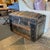 Design Plus Gallery presents an Antique Steamer Trunk. Quite an innovation, this metal clad/wood strapped curved top not...