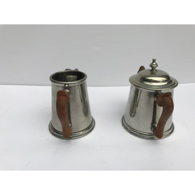 This awesome set was made in the 1960’s as a Colonial Williamsburg Reproduction piece. This is just such a lovely cream...