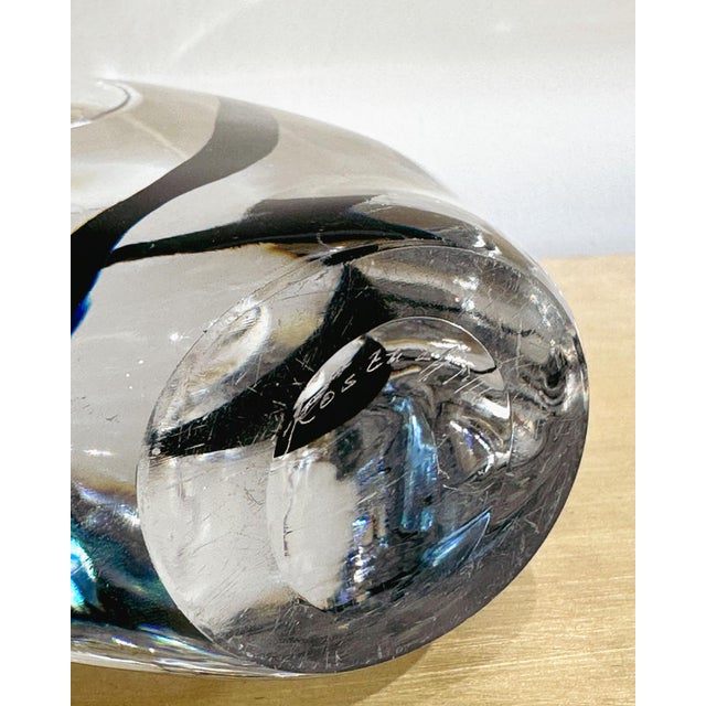 Vintage Contour Vase and Bowl by Vicke Lindstrand for Kosta, 1950s, Set of 2 For Sale - Image 3 of 6
