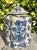 Early 20th Century Chinese Blue & White Porcelain Lidded Ginger Jar For Sale - Image 5 of 9