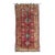 Red Handwoven Berber Diamond Rug - 11.5 X 5.4 Ft For Sale