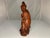 Antique Carved Rosewood Chinese God of Longevity Figurine For Sale - Image 6 of 10