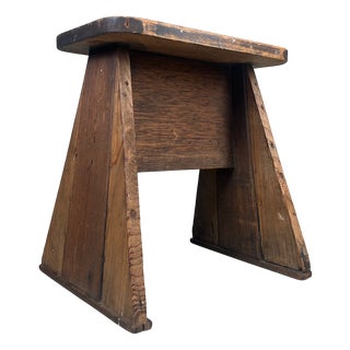 Decorative Japanese Step Stool, 1960 For Sale