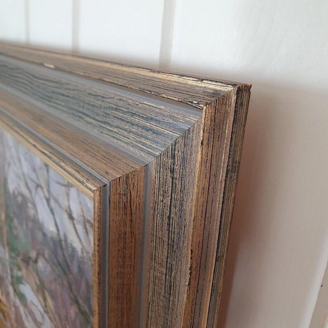 Mid-Century Modern 1971 Mid Century Swedish Expressionist Landscape "Tidig Vårdag" by Gunnar Svensson For Sale - Image 3 of 18