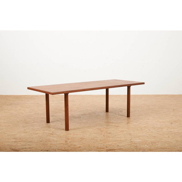 Wood Coffee Table in Teak by Hans J. Wegner for Andreas Tuck, 1957 For Sale - Image 7 of 12
