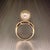 Natural South Sea Pearl Diamond Ring 7 14k Yellow Gold 0.14 CTs Certified For Sale - Image 9 of 15