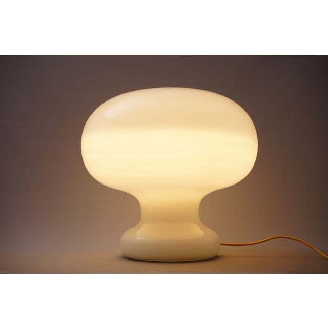 Mushroom Table Lamp in Glass from Cosack Leuchten, 1970s For Sale - Image 4 of 9